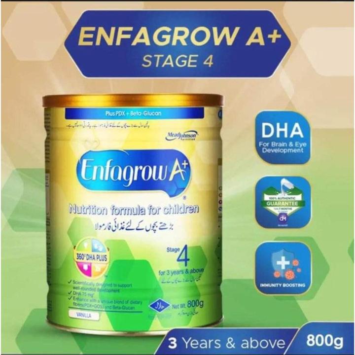 Enfa Enfa grow A+ Stage 4 Baby Formula Milk Powder, 3 to 6 Years (800gm)