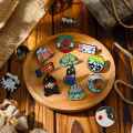 ARELENE 15 Pack Outdoor Enamel Pin Backpack Aesthetic Enamel Pin Set Natural Button Pins Vintage Lapel Pins Camping Pins. 