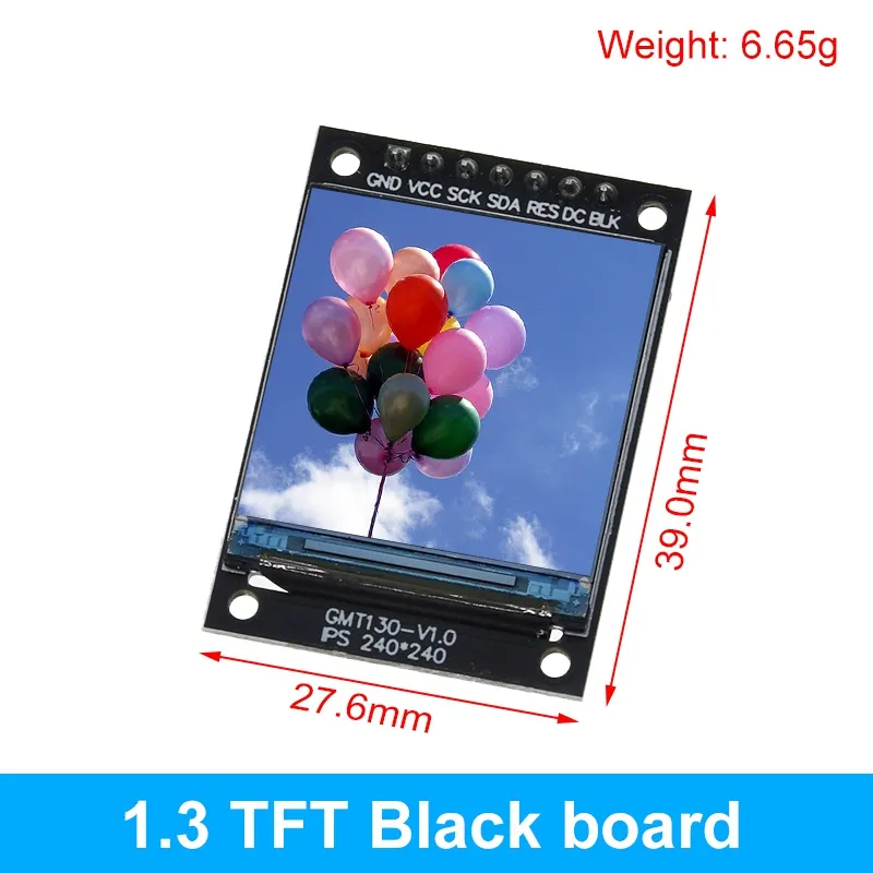 thumbnail image 2 of 0.96 To 1.8 Inch SPI Full Color IPS LCD Display Module - TFT Screen For Arduino/Raspberry Pi 2 of 4