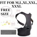 Adjustable Magnetic Back Support Posture Corrector Brace Elastic Shoulder With Back Straight Belt Relieve Back Pain For Men And Women (Different Sizes). 