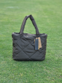 Lightweight Quilted Tote Bag - Autumn/Winter Design with Spacious Interior and Zip Pocket. 