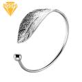 BODHI Cuff Bracelet Opening End Ladies Leaf Bracelet Fashion Accessory. 