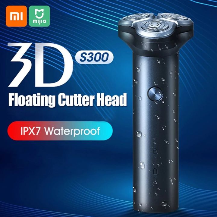 Xiaomi Mijia S300 3D Floating Smart Electric Shaver + Mi Electric Shaver S300/S500/S500C Replacement Head