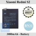 Xiaomi Redmi S2 Battery BN31 Replacement Premium Quality 3080mAh For Xiaomi Redmi S2. 