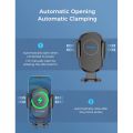 Mpow Qi Wireless Car Charger,10W/7.5W/5W, Auto-Clamping Car Wireless Charger with Power Storage, Air Vent Car Phone Mount, Compatible with iPhone 12/12 Pro/12 Pro Max/Galaxy ect.. 