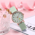 Stylish Small Dial Sky Blue Watch for Girls Trendy Leather Watch For Women New Fashion Watch For Ladies. 