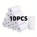 10Rolls Mobile Printer 57x40 MM Thermal Paper Coreless Printed Clearly Receipt Printing Paper Waterproof White Cash Registers Print Paper Cash Registers. 