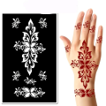 Flower Pattern Mehendi stickers, both hands , Henna designs, new style Mehendi designs. 
