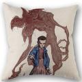 Nice Custom Stranger Things Pillowcase Cotton Linen Fabric Square Zipper Pillowcase 45X45cm Wedding Decorative Pillow cover. 