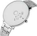 NN7122KM04 Beyond Silver Stainless Steel Chain Quarter Time Analog Watch - For Men. 