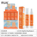 RUA-6063RUA Vitamin C Sunscreen Waterproof Skin Nourishing High Power SPF50 Protective Cream Foreign Trade Factory Wholesale. 