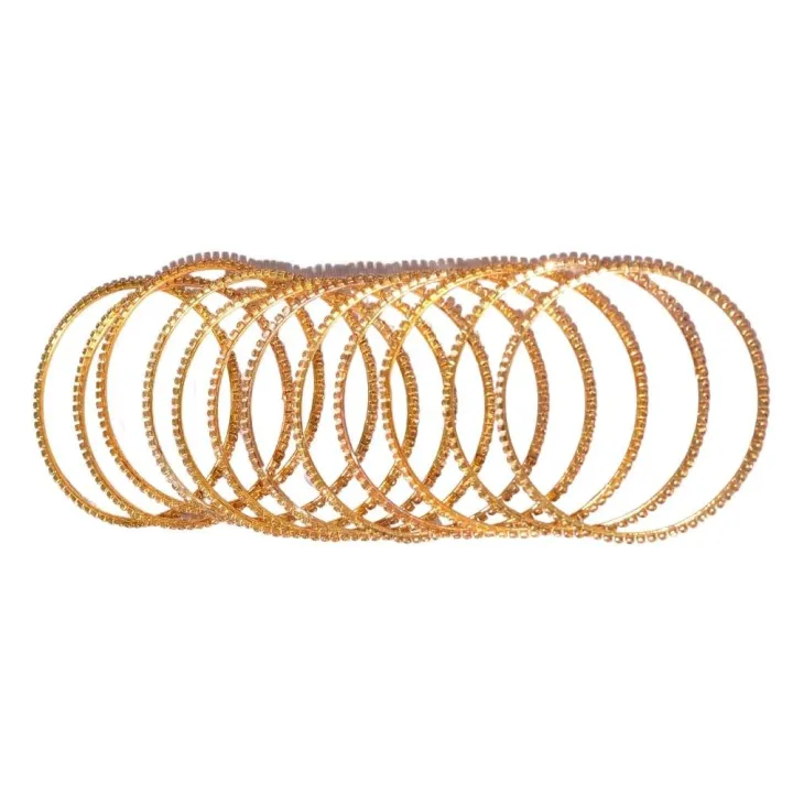 Metal%20Crystal%20Gold-plated%20Silver%20Bangle%20%20(Pack%20of%2012)%20-%20Image%205