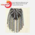 Vist Fox Shoulder Epaulette Long Tassels Men Women Shoulder Board Badge Brooch. 