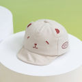 Cartoon Bear Baby Baseball Cap with Ears Kids Spring Summer Kids Girl Boy Caps for Newborn Infant Soft Adjustable Baby Sun Hat. 