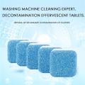 6 pcs Tablet Washer Cleaner, Solid Washing Machine Cleaner, Deep Cleaning Remover with Triple Decontamination for Bath Room Kitchen (12 pcs). 