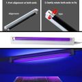 8W BLB UV LED Black light Bar T5 Tube Bulb Ultraviolet Fluorescent Detection lamp Insect UVA Trap light Money Check Violet Lamps. 