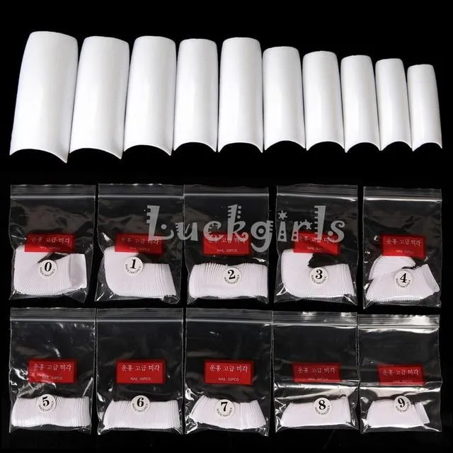 50%20Pcs%20White%20French%20Artificial%20Nails%20-%20Image%202