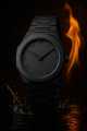 Black Arabic Aura Watch 100% Original Stylish & Durable Wristwatch for Men & Women Sleek Black Design, Luxury Look. 