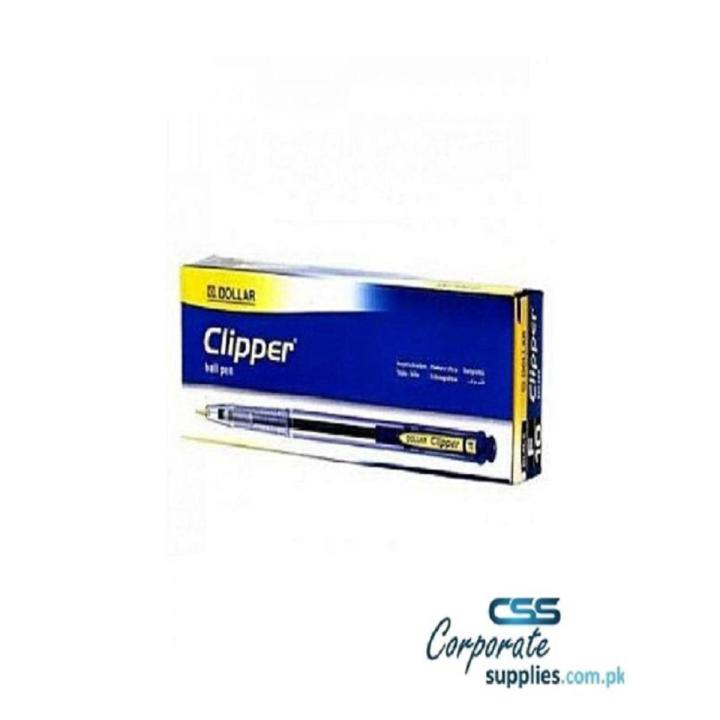Clipper Ballpoint Pen - Pack of 10