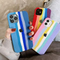 High Quality Soft Silicon Rainbow Case For Iphone 12 Pro Max Cover. 