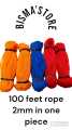 plastic rope 2mm thick 100 feet length for tie items and rapping. 