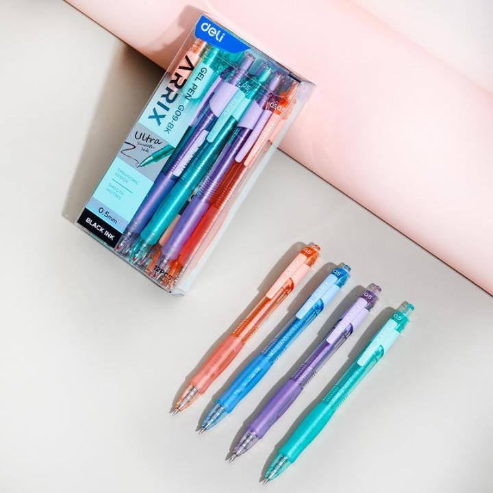 Deli%20ARRIX%20G09-BK%20Gel%20Pen%20%7C%20Black%20Ink%20Gel%20Pen%20%7C%2012%20Pcs%20Pack%20-%20Image%202