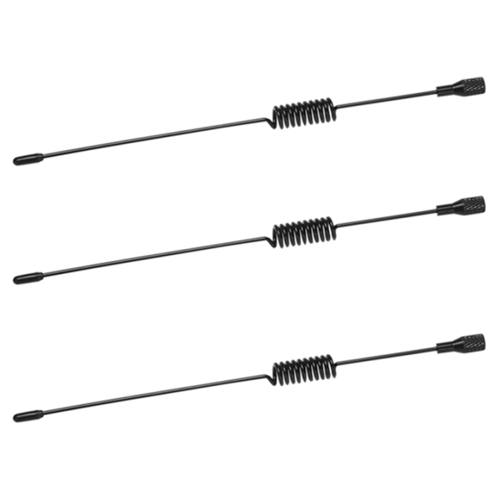 OUMERY 3 Pcs 197mm Metal Decorative Antenna for 1/10 RC Crawler TRX4 TRX6 Axial SCX10 D90 D110 CC01 Truck Drift