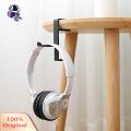 Headphone Stand with Anti-drop Design Headphone Stand Hook Holder Clip Anti-drop Design Curved Desktop Bookcase Protects Headphones Prevents Slipping Rounded Bevel Headphone Bracket. 
