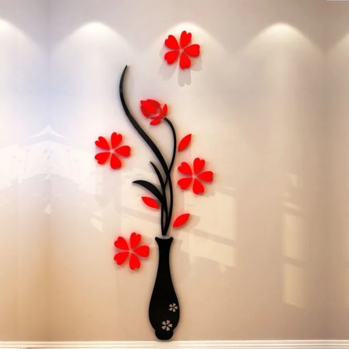 3D%20Wooden%20Vase%20Flower%20Wall%20Murals%20DIY%20Flower%20for%20Living%20Room%20Bedroom%20Decoration%20%7C%20Sparrow%20Set%20-%20Image%204