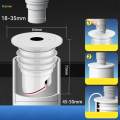Silicone Sealing Drain, Pipe Hose Seal, Shower Drain Sewer Pipe Drain Sealing Plug for Bathtub. 
