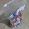 Pack of 12 Medium size Freezer bags / Plastic zip bags /  Zip lock bags / Antibacterial Freezer plastic slider ziplock bags. 