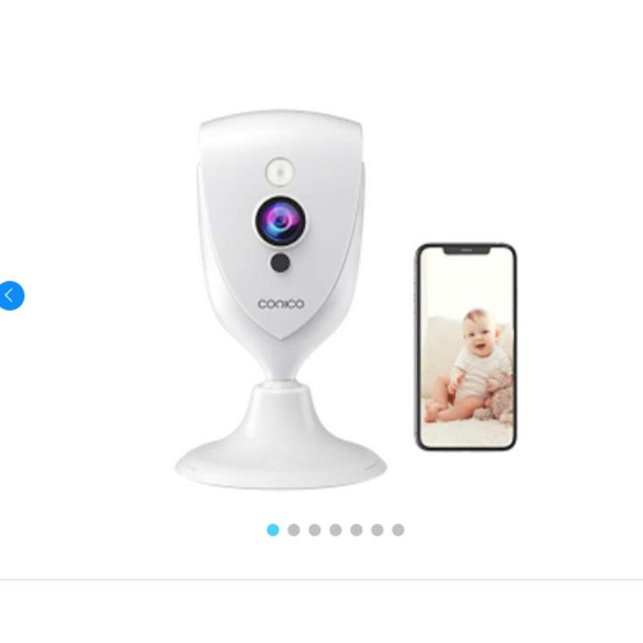 WiFi Camera Ebitcam 1080P HD Indoor Surveillance Camera with Motion Sensor and Memory, WLAN IP Camera Security Camera with Night Vision, 2-Way Audio Indoor Camera, Home Pet and Baby Monitor