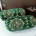 Luxury 2pc Gao Takia/ Pillow Cover , Stuff Soft Velvet jucard  2 Gol Takiya  Cover. 