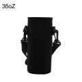 18oZ/36oZ/64oZ Thermos Bottle Cover Portable Double Water Bottle Carrier Soft Silicone Insulated Cup Cover Bag With Strap. 