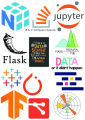 Programming Stickers for Laptop  Pack of 13- Programmer Stickers. 