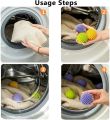 Pack of (04Pcs) Laundry Balls For Washing Machine Cleaning Clothes Hair Removal Lint Wash. 