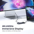 UGREEN Uno 6-in-1 USB-C Hub, 4K@60Hz HDMI, PD100W Charging, 10Gbps USB3.2, Compatible with MacBook Pro/Air M3, Samsung S25/S24 Ultra, iPad Pro, Laptop Docking Station. 