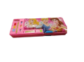 Double Sided 5 Button Magnetic Button Geometry , Pencil box with Sharpener, Date, Temperature, Sharpner for Boys and Girls, (Color and Character subject to Availability of Stock). 