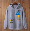 High quality imported casual zig zag man printed kangro hoodies for men hoodies for women pull over for winter. 