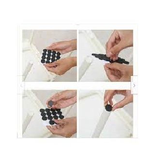 ATN  16 Pcs Self Adhesive Furniture Leg Feet Rug Felt Pads Anti Slip Mat Bumper Damper For Chair Table Protector