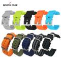 24mm Smart Watch Strap Nylon/Silicone Watchband For North EDGE Apache /Gavia 2 Smart Watch Outdoor Women Men Watch Band. 