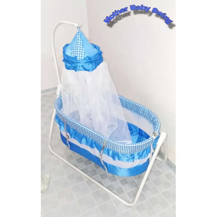 Baby%20Swing%20Cot%20Cradle%20with%20Multi-Color%20Coating%20and%20Mosquito%20Net%20-%20Image%203