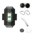 Universal Aircraft Reachargable Strobe Light For Motorbike and Car In 7colour 1pcs. 