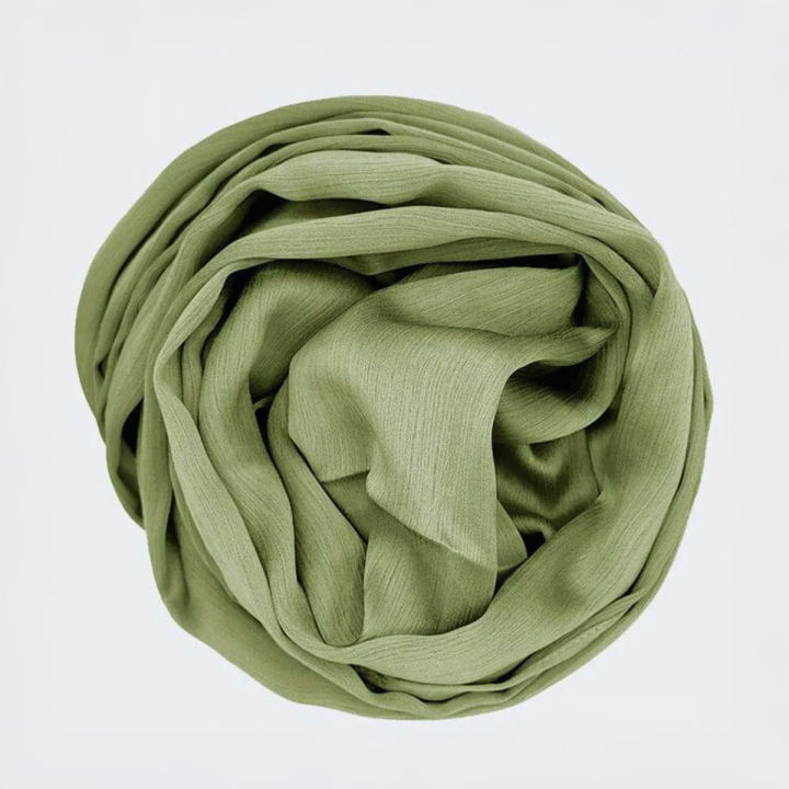 Premium Paper Silk Matte Hijab Scarf for Women - Long Double Loop, Formal and Occasional Wear