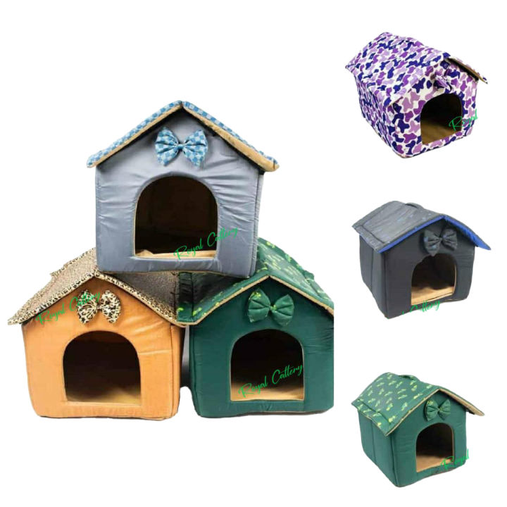 IMPORTED Beautiful CAT & PUPPY House - Large