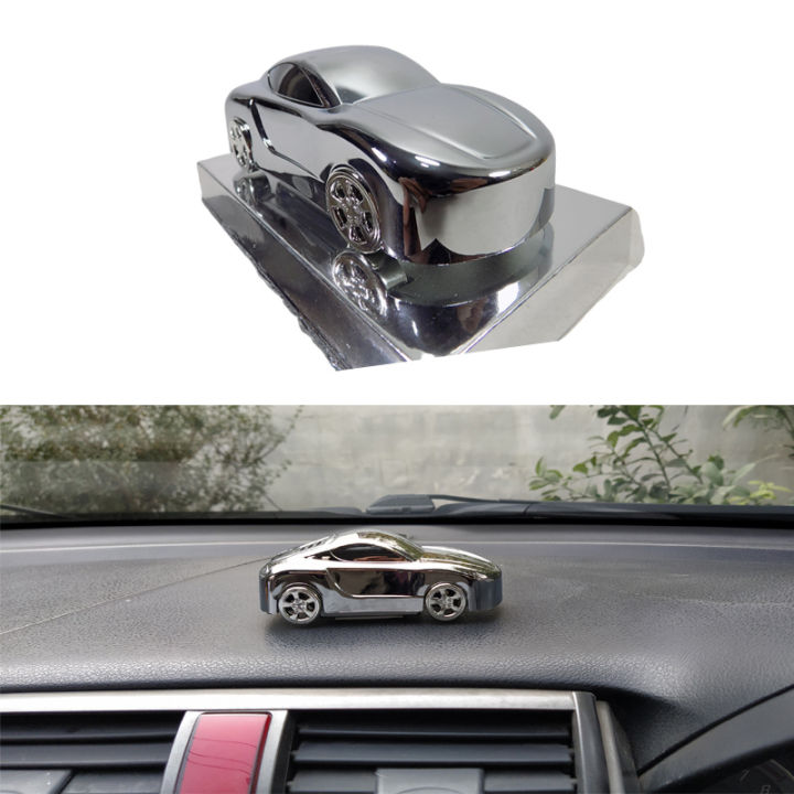 Car Dashboard Perfume Car White|Chrome Car style Car Perfume Fragrance
