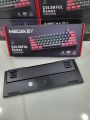 Gaming Keyboard Megakey Wired Gaming Keyboard- 61 Keys Compact Mechanical Keyboard, with RGB lights Double Shot Keycaps with LED Backlit, blue Switch-Black colour. 