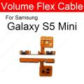 Power Volume Button Flex Cable For Samsung Galaxy S5 G900F G900H / S5 Mini G800F Power Volume Switch Flex Ribbon Repair Parts. 