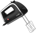 Enviro Hand Mixer HM-890 | 2 Stainless Steel Beaters & Hooks, 5 Speeds with Turbo, 300W, Easy Eject, Cord Storage, Black. 
