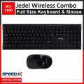 SpeedX Jedel Wireless Keyboard Mouse Combo WS-1100 2.4GHz Wireless Keybaoard and Wireless Mouse. 